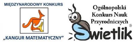 Zapisy na konkursy "Kangur" i "Świetlik"